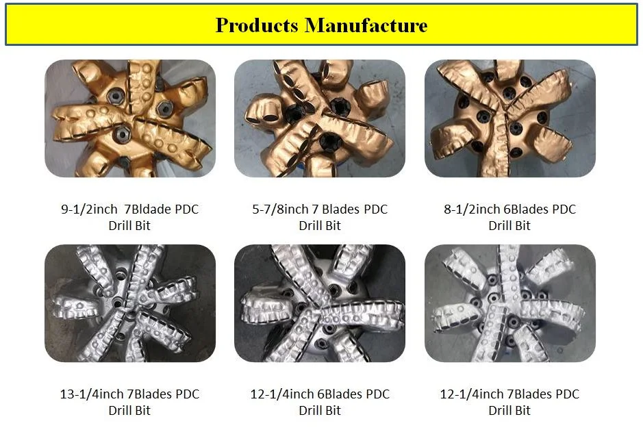 Steel Body Drill Bit 10-5/8 Inch Fixed Cutter PDC Drill Bits of API Diamond Bit
