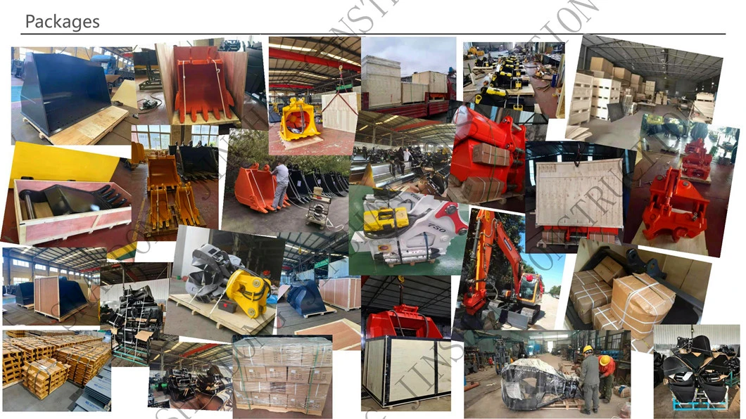 Excavator Horizontal Drum Cutter for Road Surface Crushing Mining Rock/Milling and Digging Machine