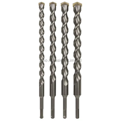 SDS Plus Rotary Hammer Drill Bits with Carbide Tip for Drilling Concrete, Masonry